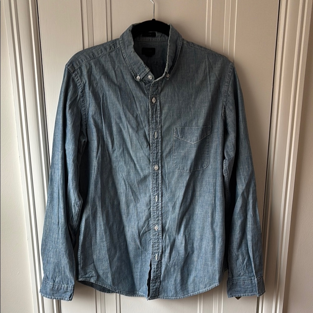 Men's Blue Denim Shirt